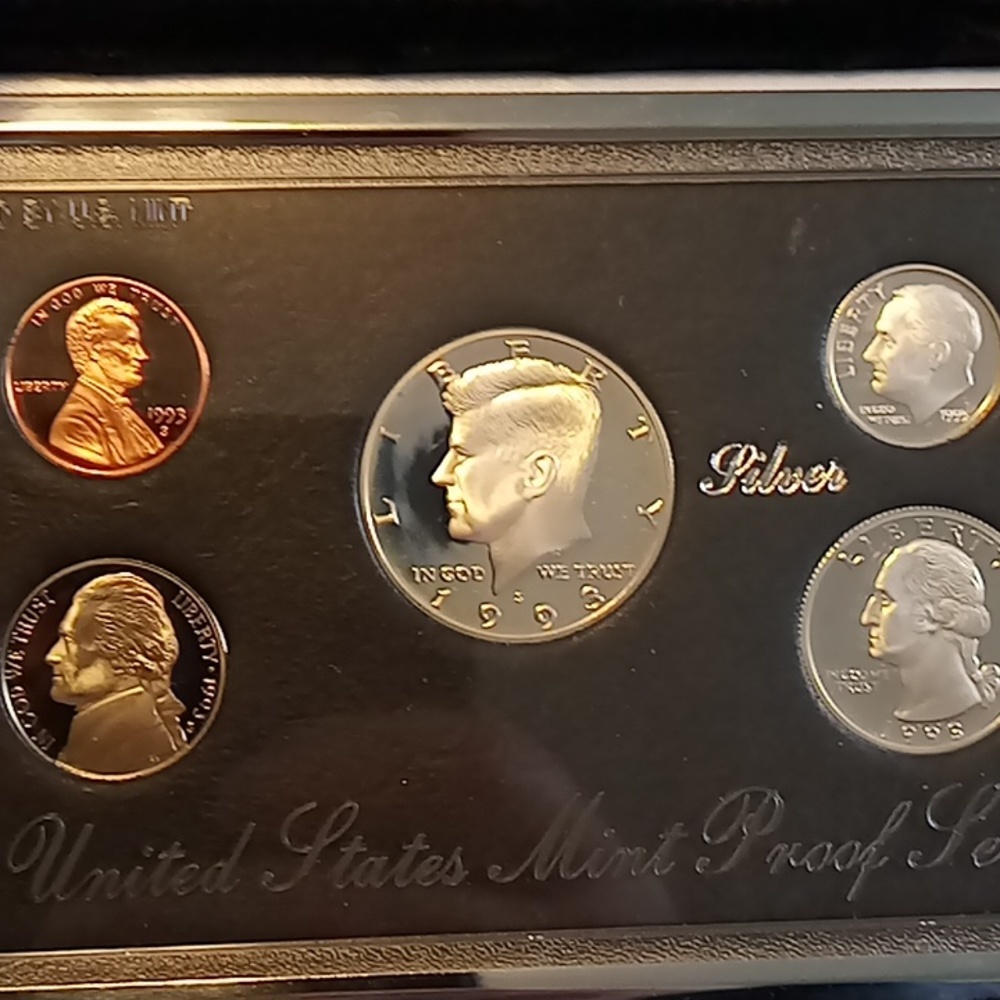 1993s Premier Silver Proof Set - image 4
